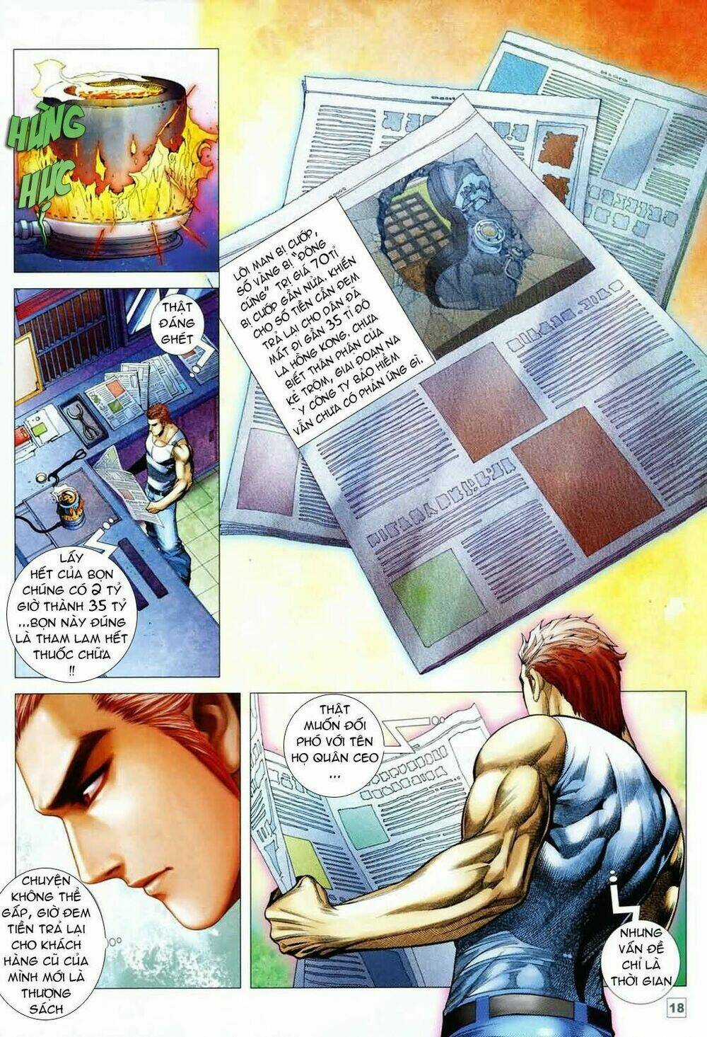 Long Hổ Soái Chapter 2 trang 18