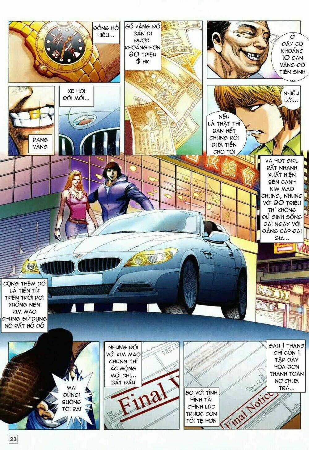 Long Hổ Soái Chapter 2 trang 23