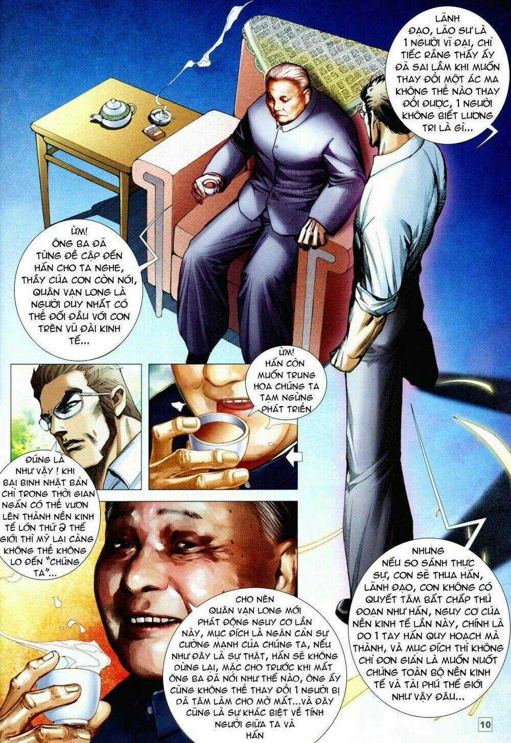 Long Hổ Soái Chapter 4 trang 9