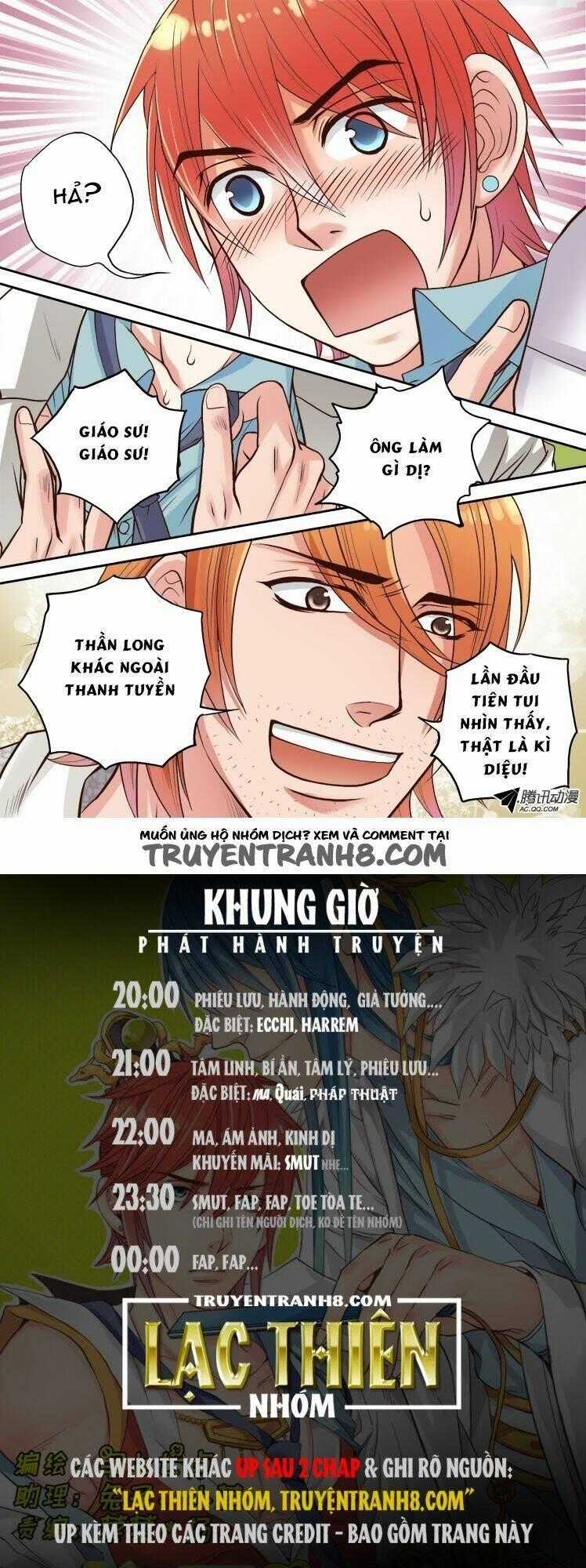 Long Vương Đi Học Chapter 10 trang 8