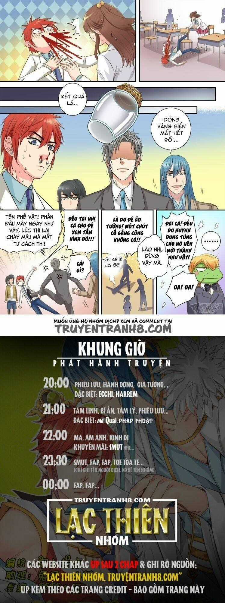 Long Vương Đi Học Chapter 16 trang 8