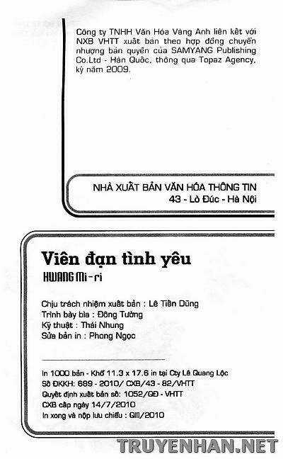 Love Bullet Chapter 1 trang 3