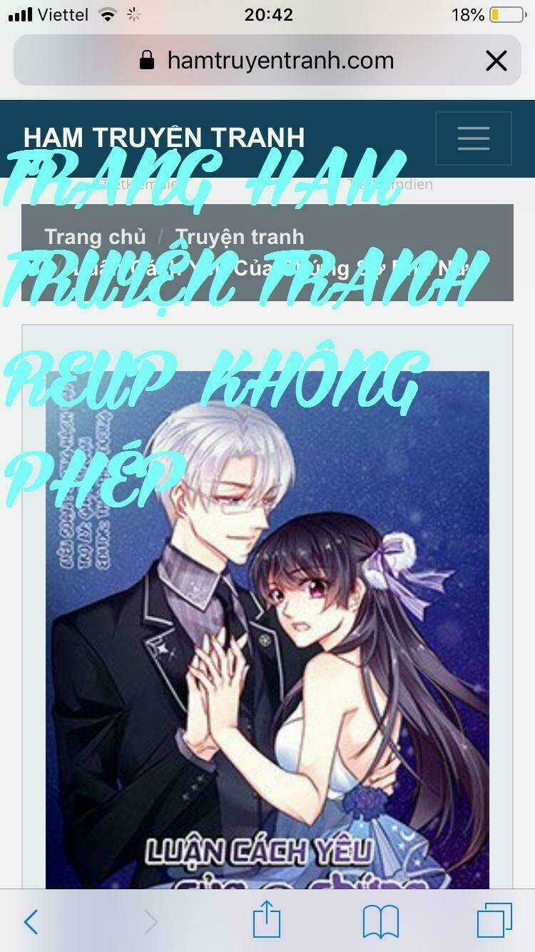 Luận Cách Yêu Của Chứng Sợ Phụ Nữ Chapter 29 trang 4