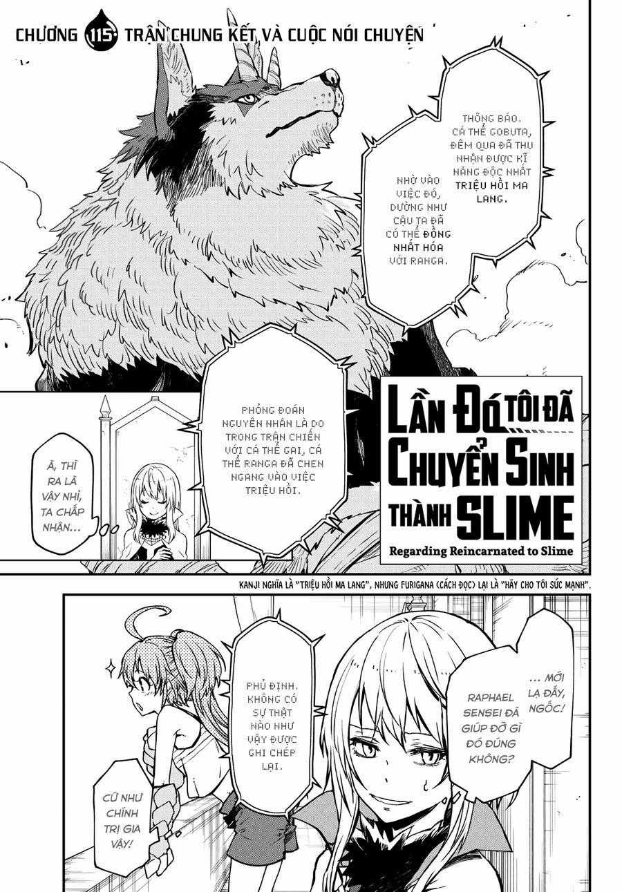 Lúc Đó, Tôi Đã Chuyển Sinh Thành Slime Chương 115 trang 1
