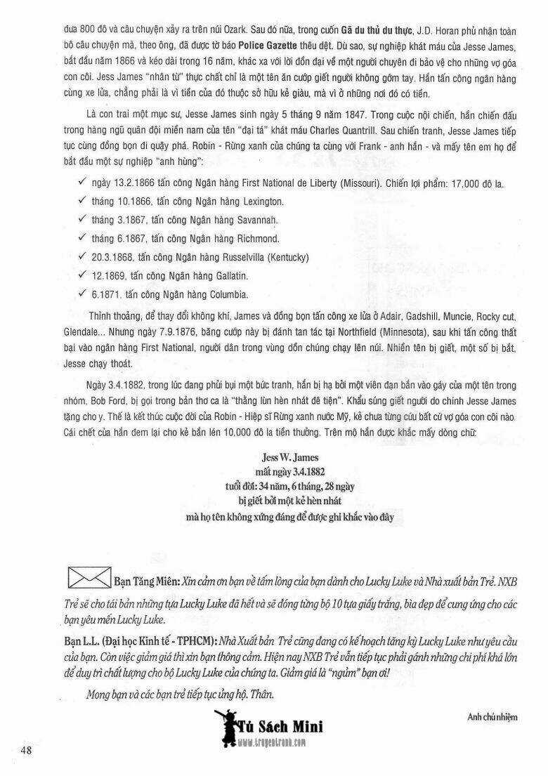 Lucky Luke Chapter 16 trang 49