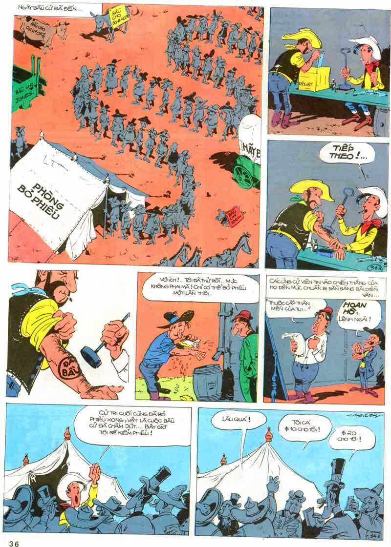 Lucky Luke Chapter 23 trang 35