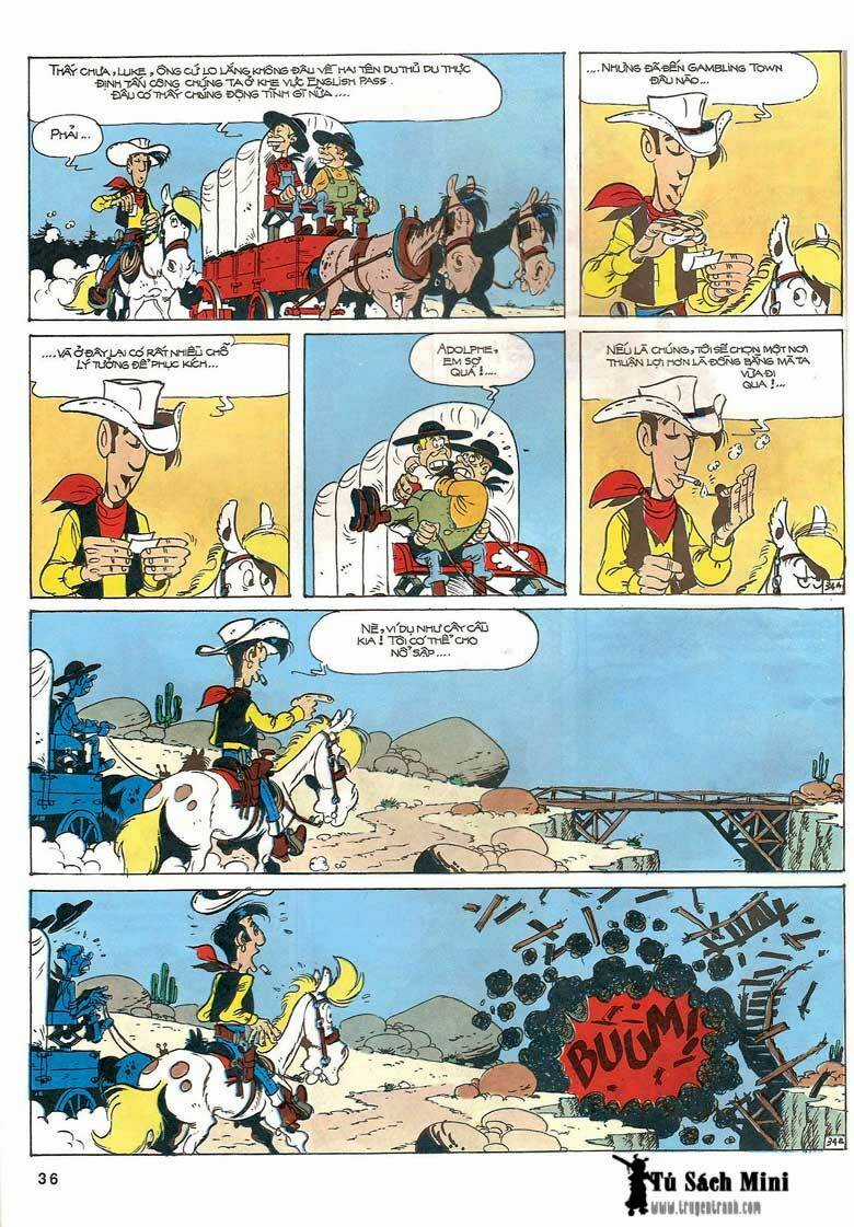 Lucky Luke Chapter 24 trang 37