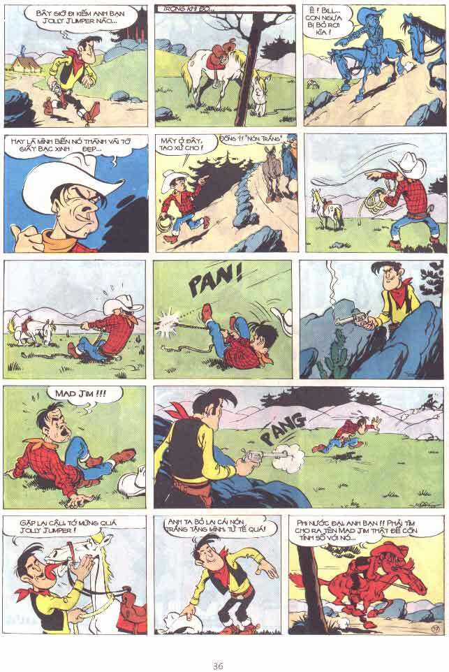 Lucky Luke Chapter 29 trang 36