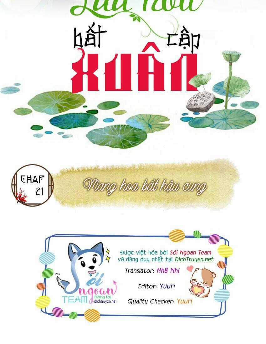 Lưu Hoa Bất Cập Xuân Chapter 21 trang 1