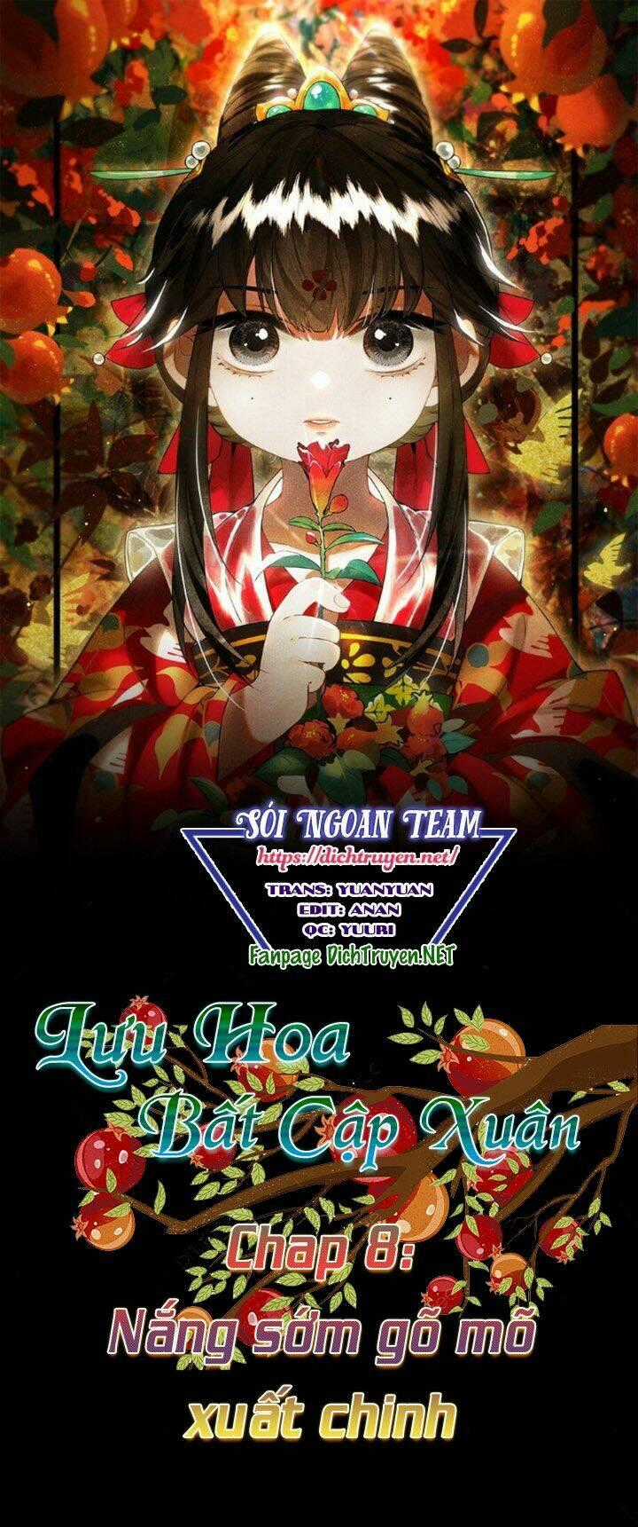 Lưu Hoa Bất Cập Xuân Chapter 8 trang 0