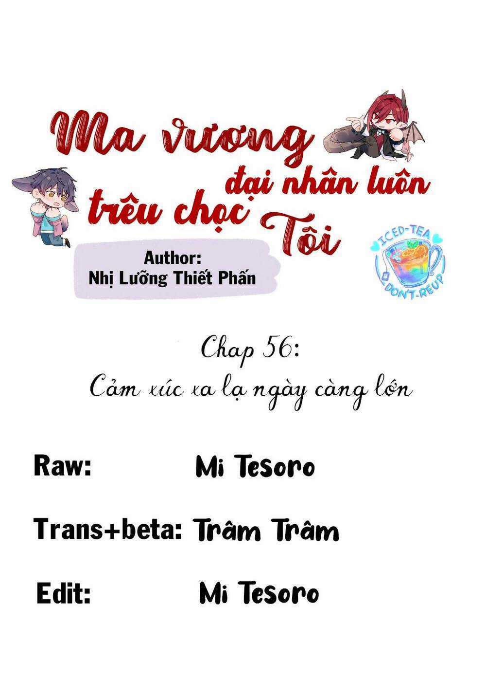 Ma Vương Đại Nhân Luôn Trêu Chọc Tôi Chapter 56.2 trang 0
