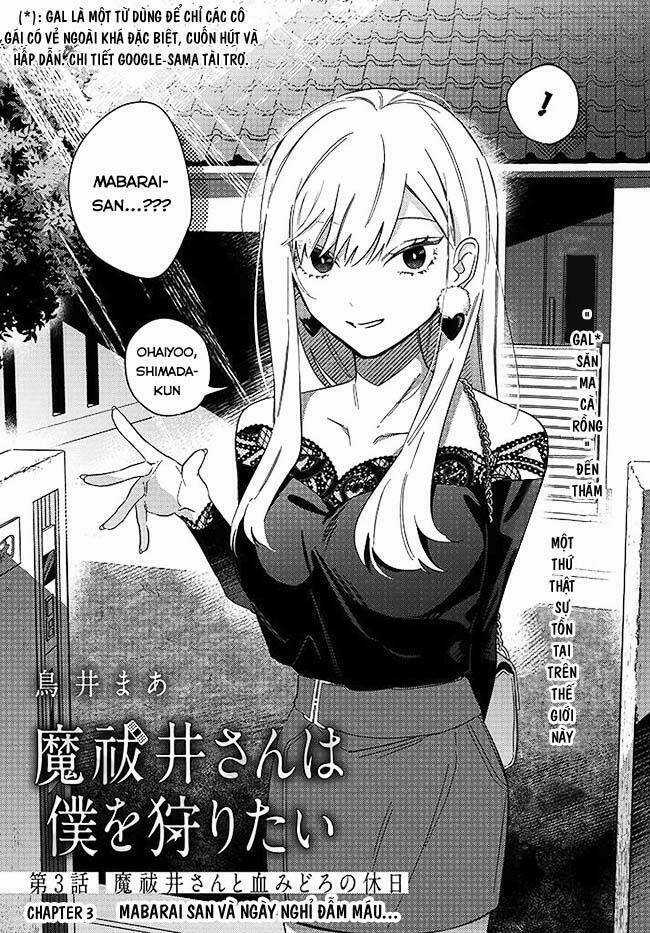 Mabarai-San Cố Gắng Săn Tôi! Chapter 3 trang 3