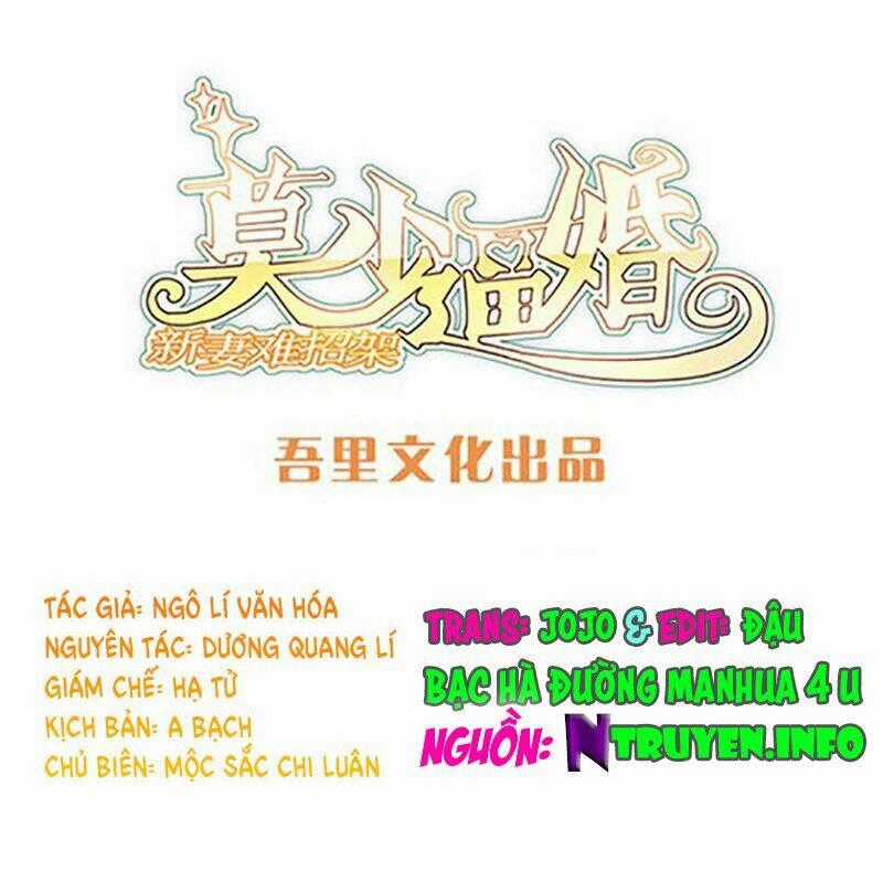 Mạc Thiếu Bức Hôn: Vợ Mới Khó Chống Đỡ Chapter 11 trang 0