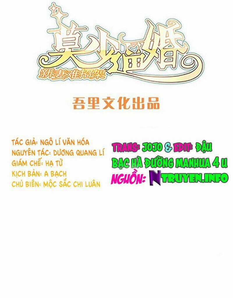 Mạc Thiếu Bức Hôn: Vợ Mới Khó Chống Đỡ Chapter 14 trang 0