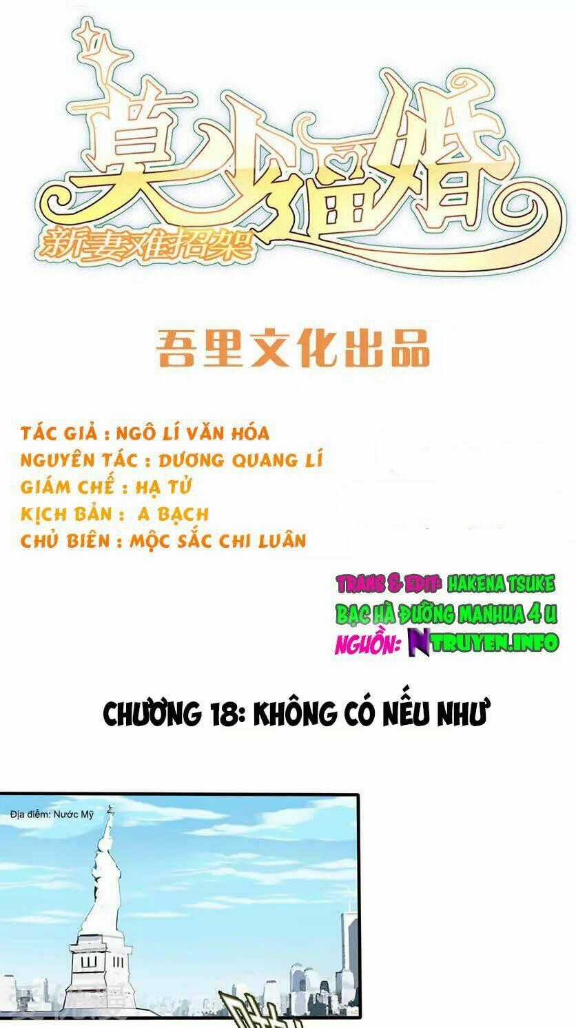 Mạc Thiếu Bức Hôn: Vợ Mới Khó Chống Đỡ Chapter 18 trang 0