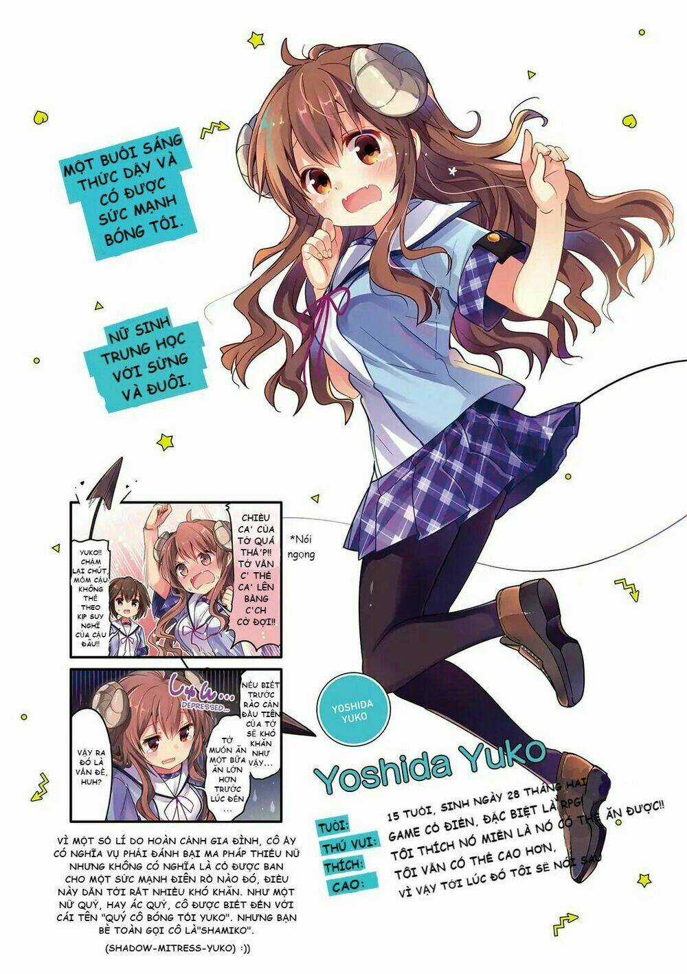 Machikado Mazoku Chapter 0 trang 4