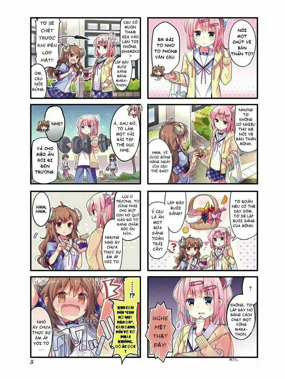 Machikado Mazoku Chapter 0 trang 7