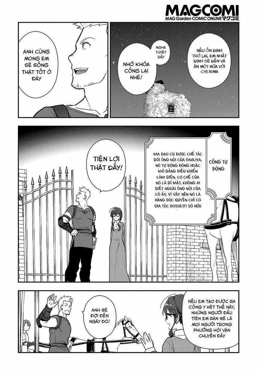 Madougushi Dahliya Wa Utsumukanai ~Kyou Kara Jiyuu Na Shokunin Life~ Chapter 3 trang 33