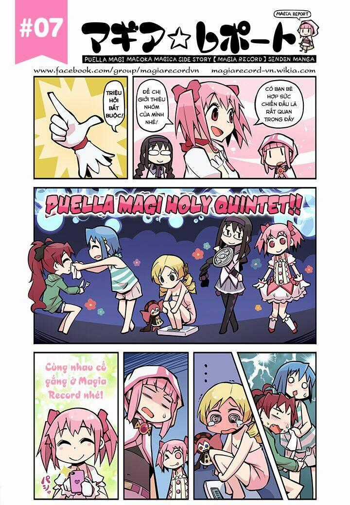 Magia☆Report - Mahou Shoujo Madoka Magica Side Story [Magia Record] Senden Manga Chapter 1 trang 6