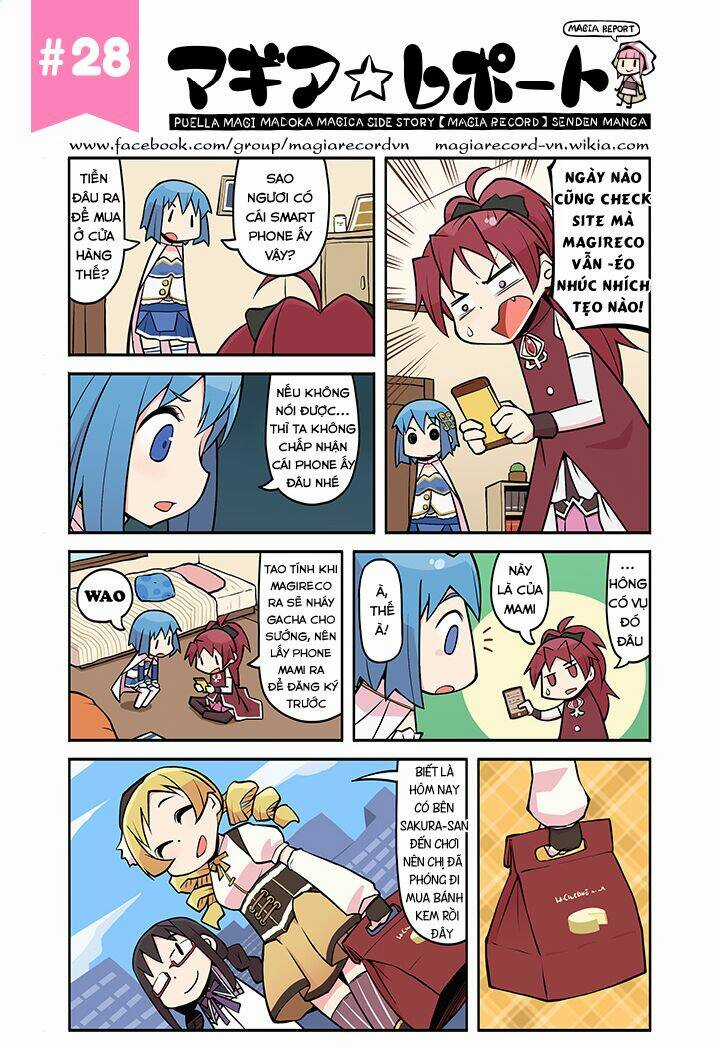 Magia☆Report - Mahou Shoujo Madoka Magica Side Story [Magia Record] Senden Manga Chapter 24 trang 4