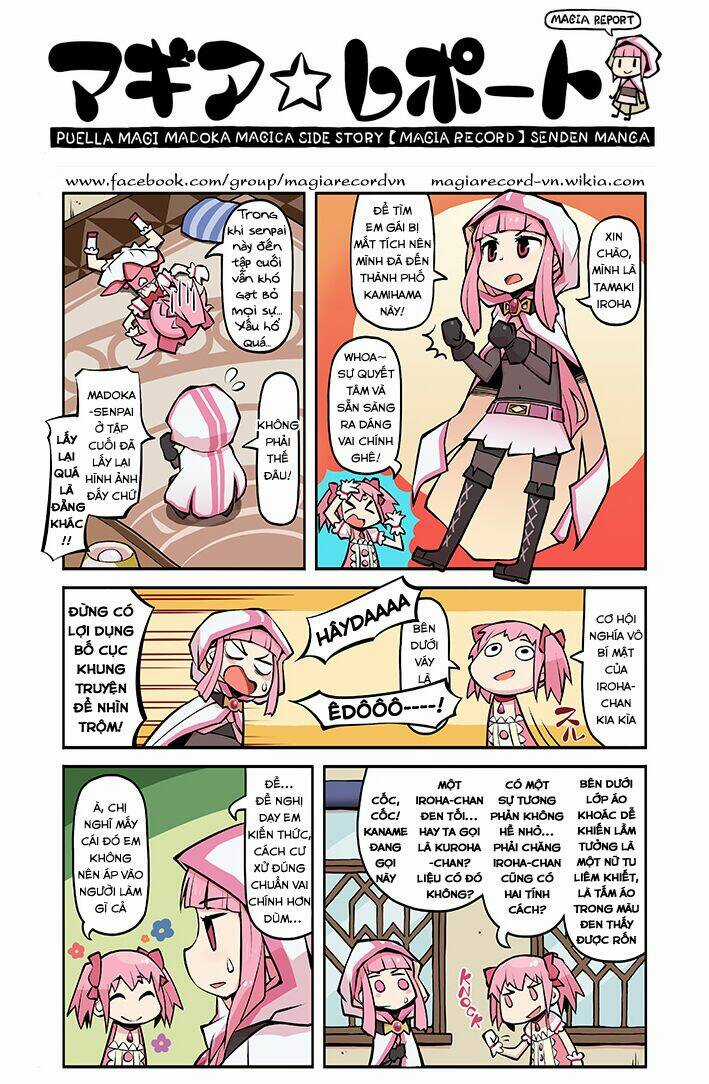 Magia☆Report - Mahou Shoujo Madoka Magica Side Story [Magia Record] Senden Manga Chapter 3 trang 2
