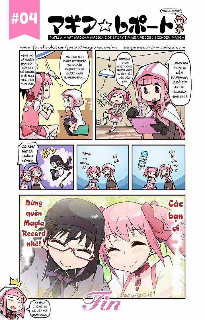 Magia☆Report - Mahou Shoujo Madoka Magica Side Story [Magia Record] Senden Manga Chapter 3 trang 3