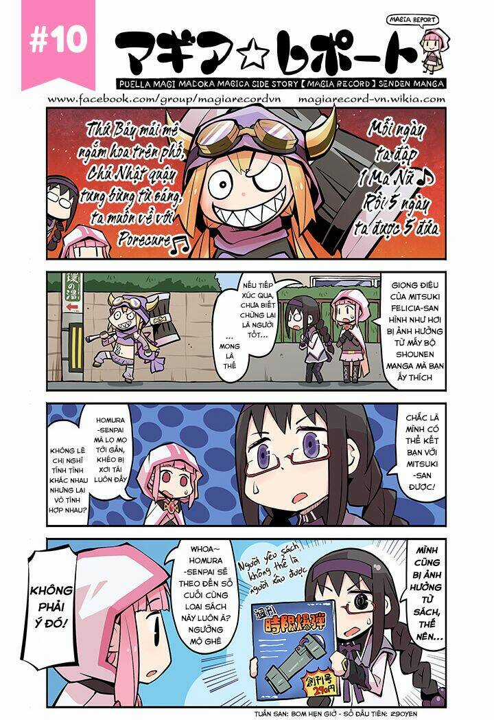Magia☆Report - Mahou Shoujo Madoka Magica Side Story [Magia Record] Senden Manga Chapter 4 trang 2