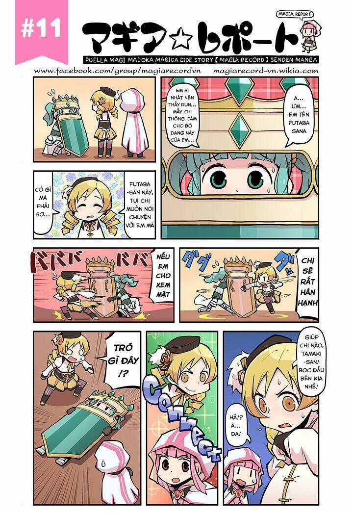 Magia☆Report - Mahou Shoujo Madoka Magica Side Story [Magia Record] Senden Manga Chapter 4 trang 3