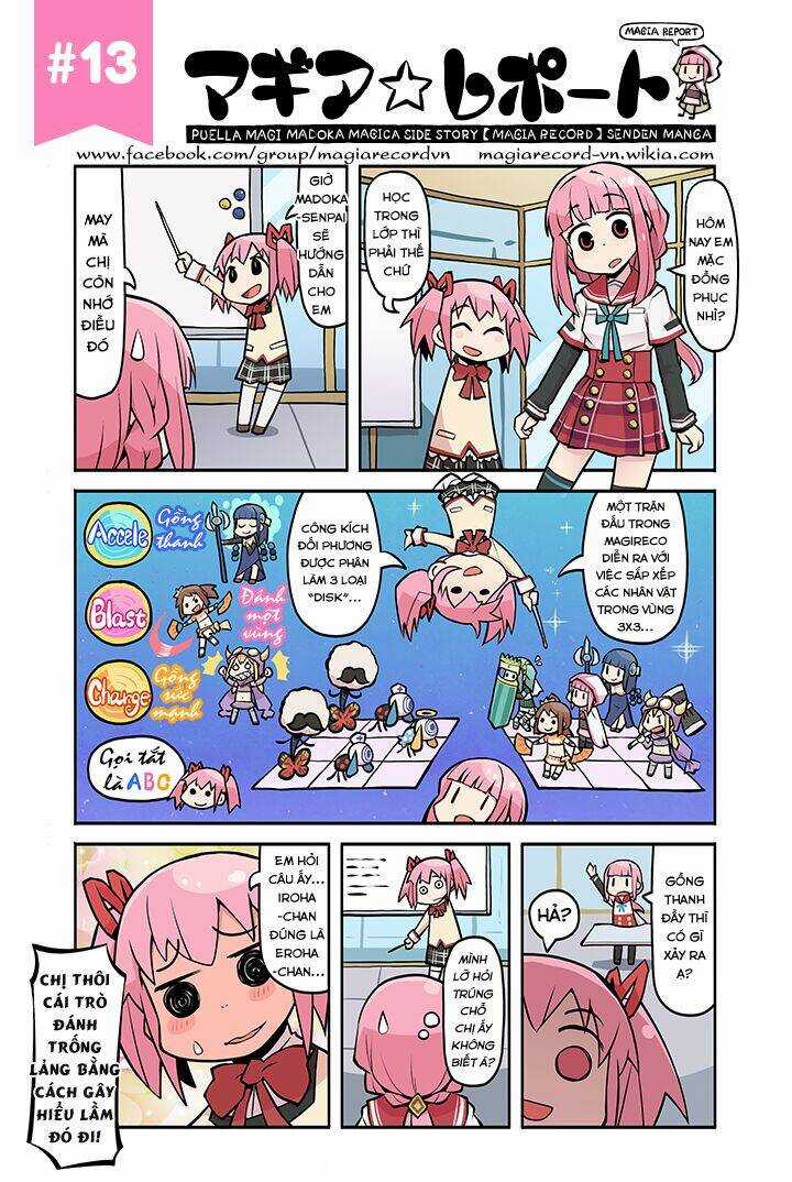 Magia☆Report - Mahou Shoujo Madoka Magica Side Story [Magia Record] Senden Manga Chapter 4 trang 5