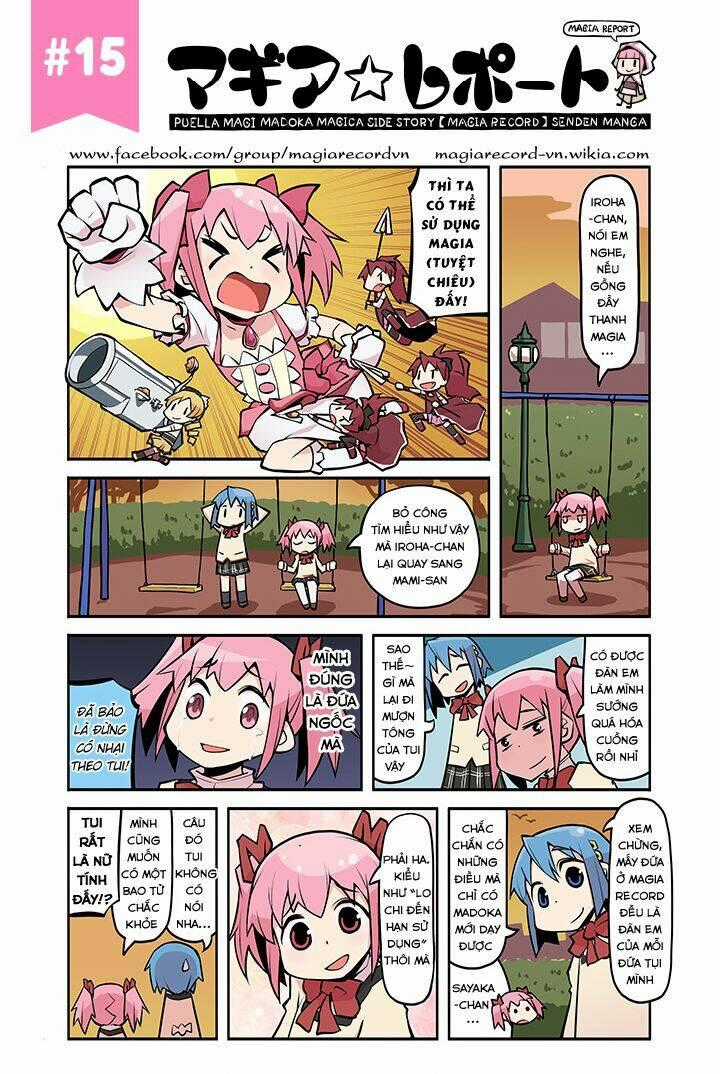 Magia☆Report - Mahou Shoujo Madoka Magica Side Story [Magia Record] Senden Manga Chapter 4 trang 7