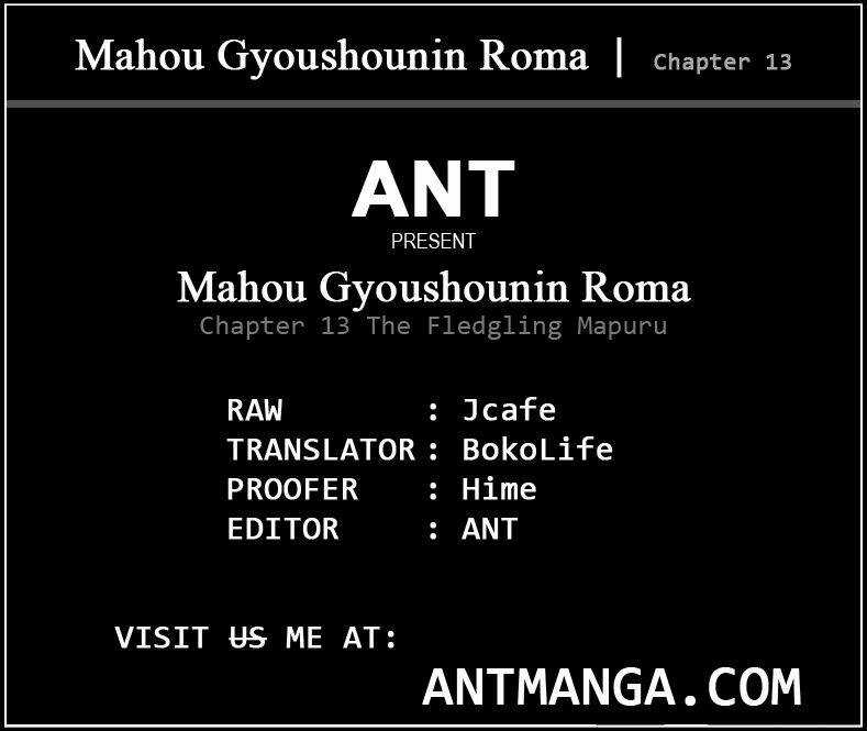 Mahou Gyoushounin Roma Chapter 13 trang 32