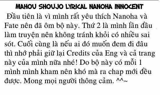 Mahou Shoujo Lyrical Nanoha Innocent Chapter 1 trang 61