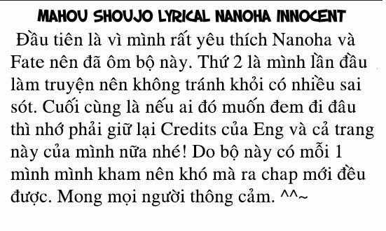 Mahou Shoujo Lyrical Nanoha Innocent Chapter 2 trang 32