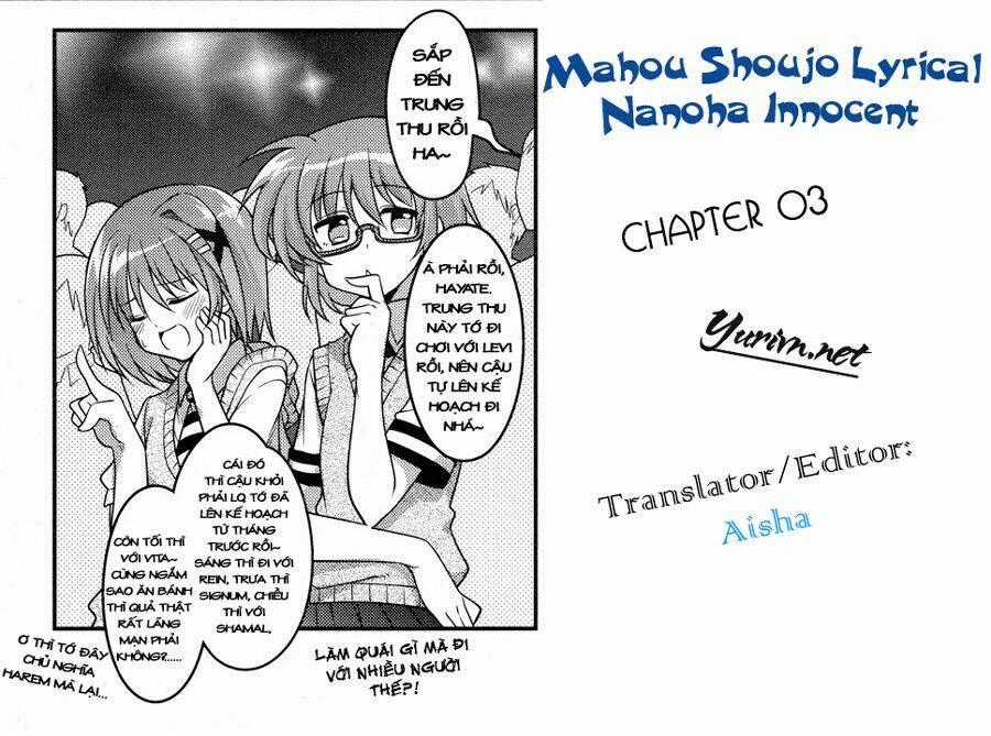 Mahou Shoujo Lyrical Nanoha Innocent Chapter 3 trang 30