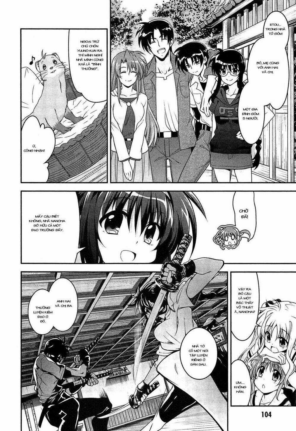 Mahou Shoujo Lyrical Nanoha Innocent Chapter 5.5 trang 9