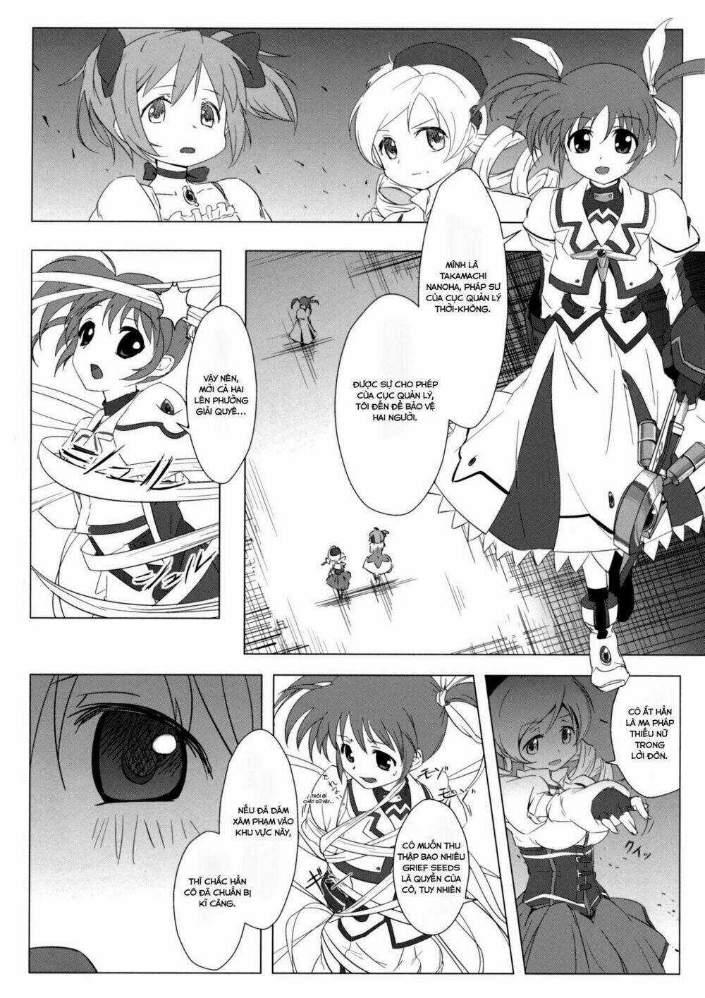 Mahou Shoujo Lyrical Nanoha X Madoka (Crossover) Chapter 1 trang 7