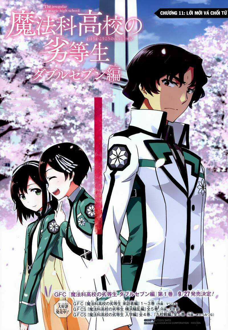 Mahouka Koukou No Rettousei - Double Seven Hen Chapter 11 trang 3