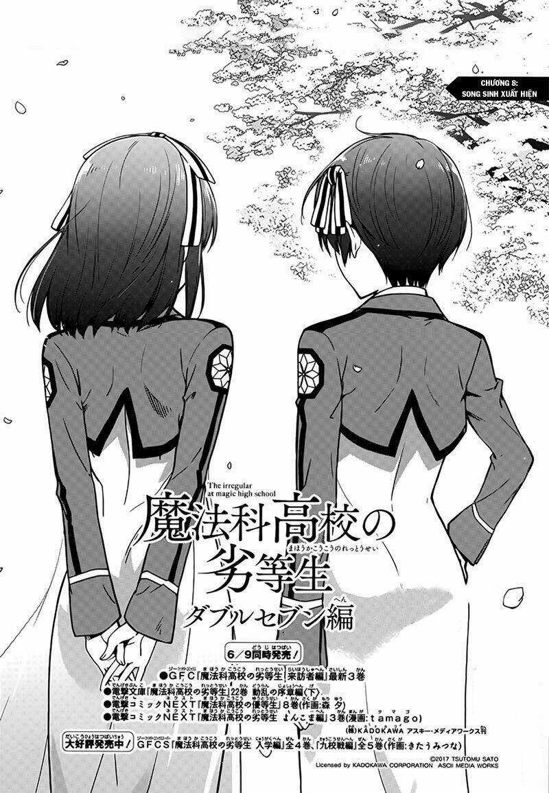 Mahouka Koukou No Rettousei - Double Seven Hen Chapter 8 trang 3