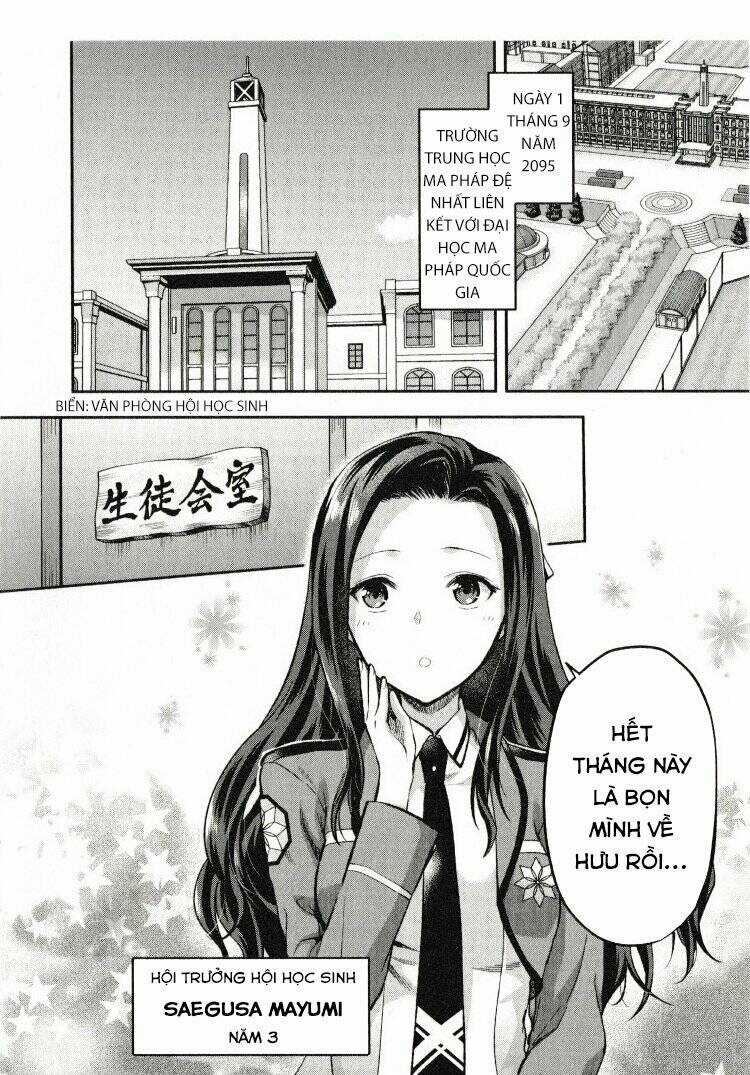 Mahouka Koukou No Rettousei - Kaichou Senkyo-Hen Chapter 1 trang 4