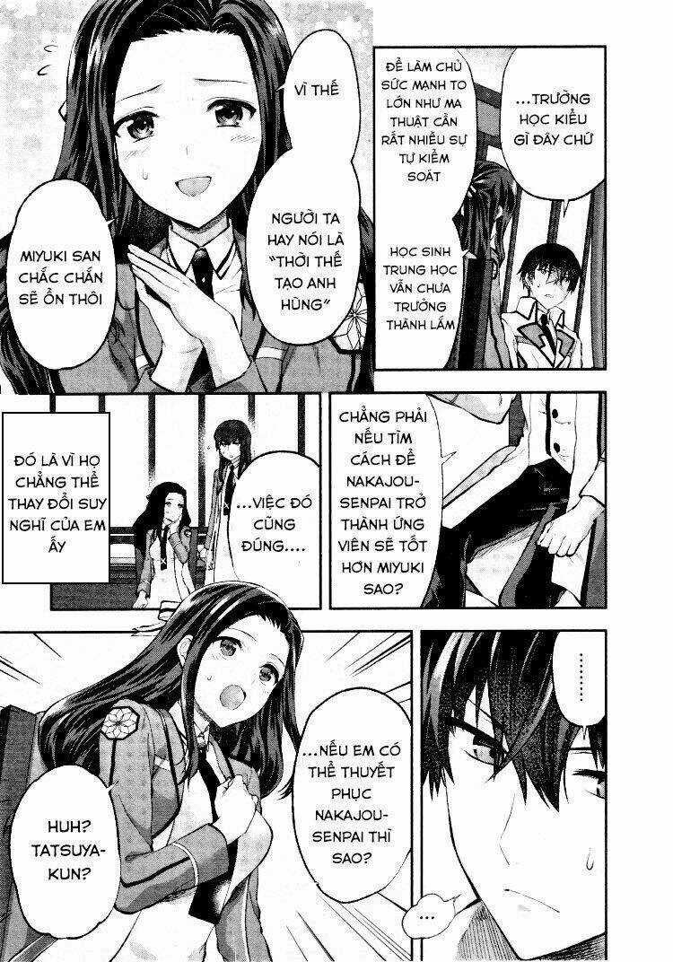 Mahouka Koukou No Rettousei - Kaichou Senkyo-Hen Chapter 3 trang 9
