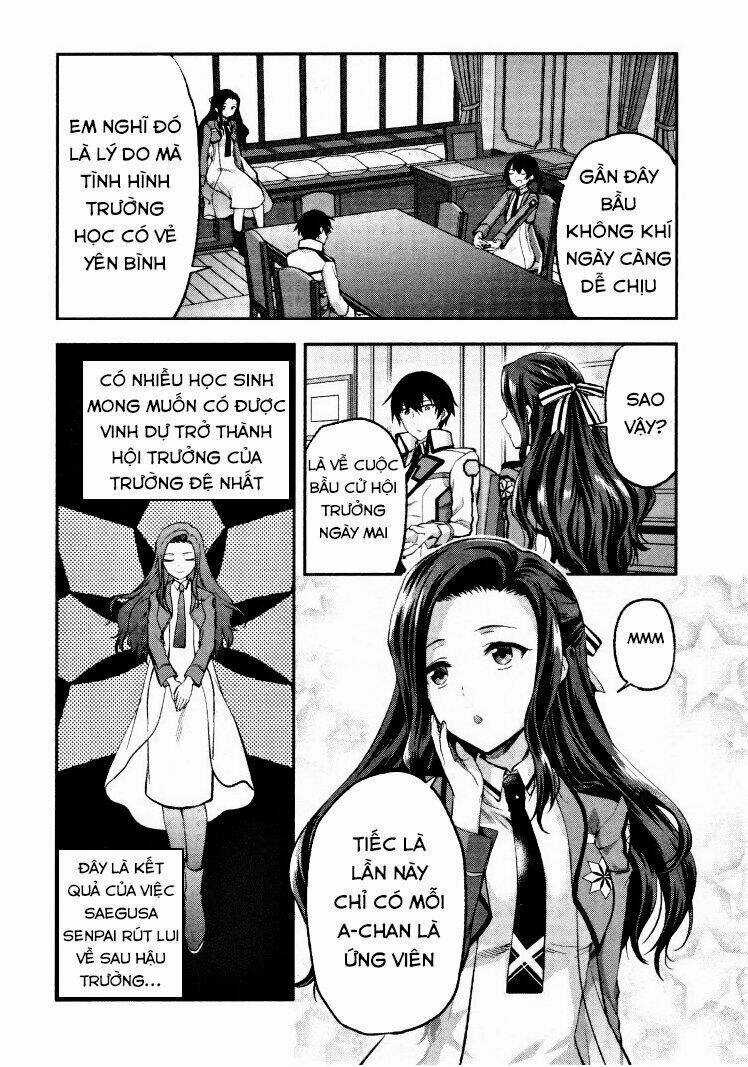 Mahouka Koukou No Rettousei - Kaichou Senkyo-Hen Chapter 4 trang 3
