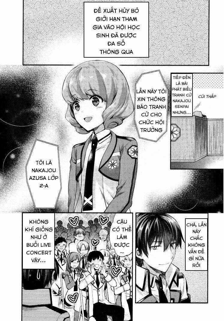 Mahouka Koukou No Rettousei - Kaichou Senkyo-Hen Chapter 6 trang 14