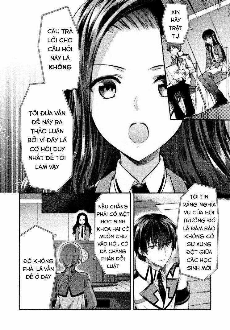 Mahouka Koukou No Rettousei - Kaichou Senkyo-Hen Chapter 6 trang 8