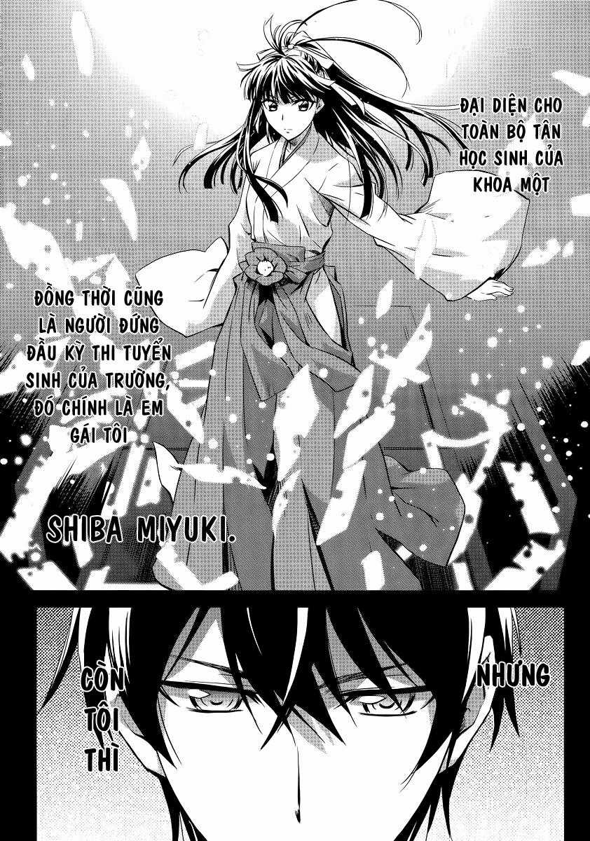 Mahouka Koukou No Rettousei - Nyuugaku Hen Chapter 1 trang 15