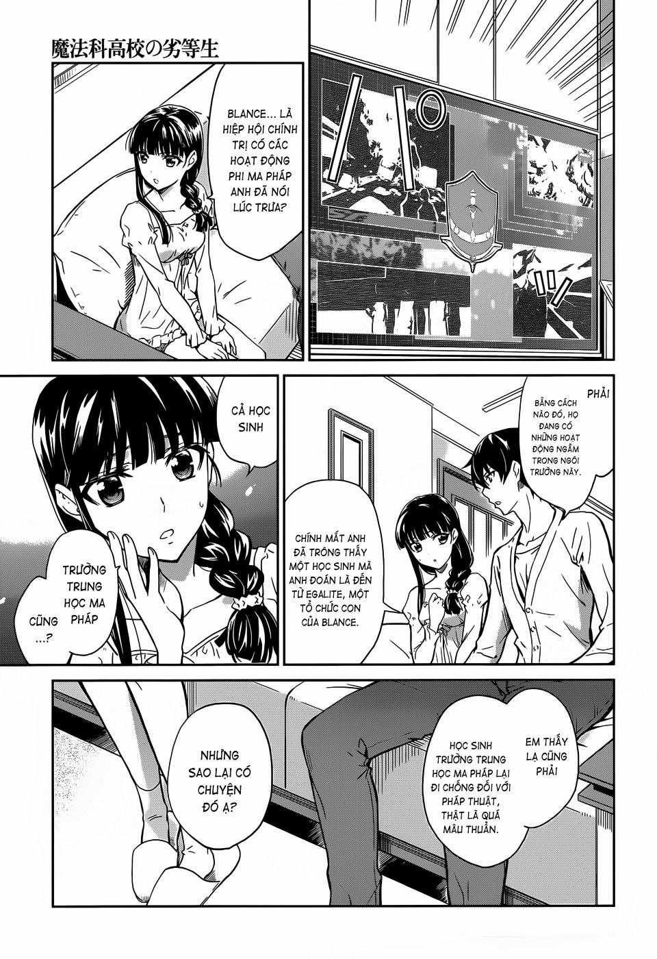 Mahouka Koukou No Rettousei - Nyuugaku Hen Chapter 14 trang 11