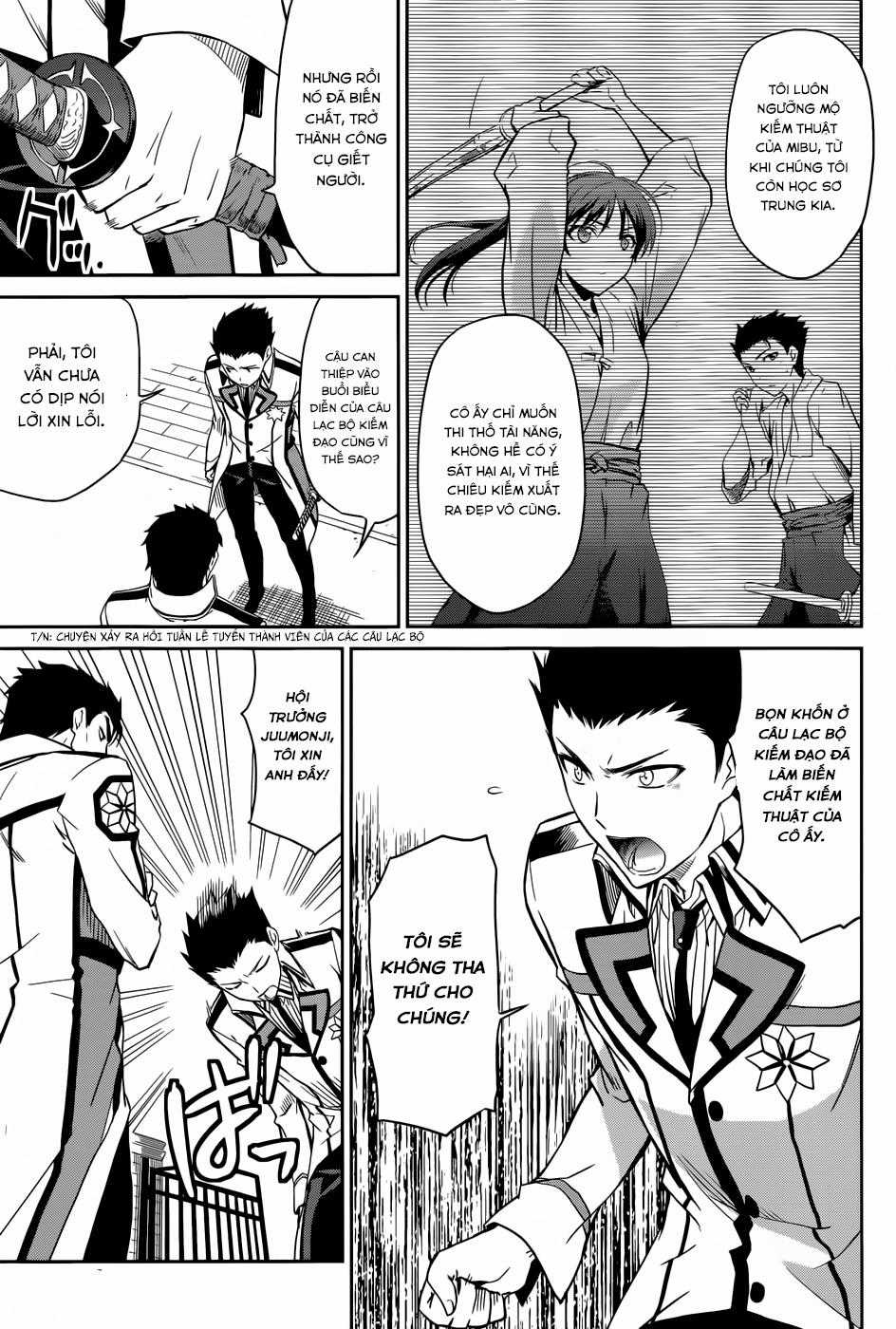 Mahouka Koukou No Rettousei - Nyuugaku Hen Chapter 21 trang 5