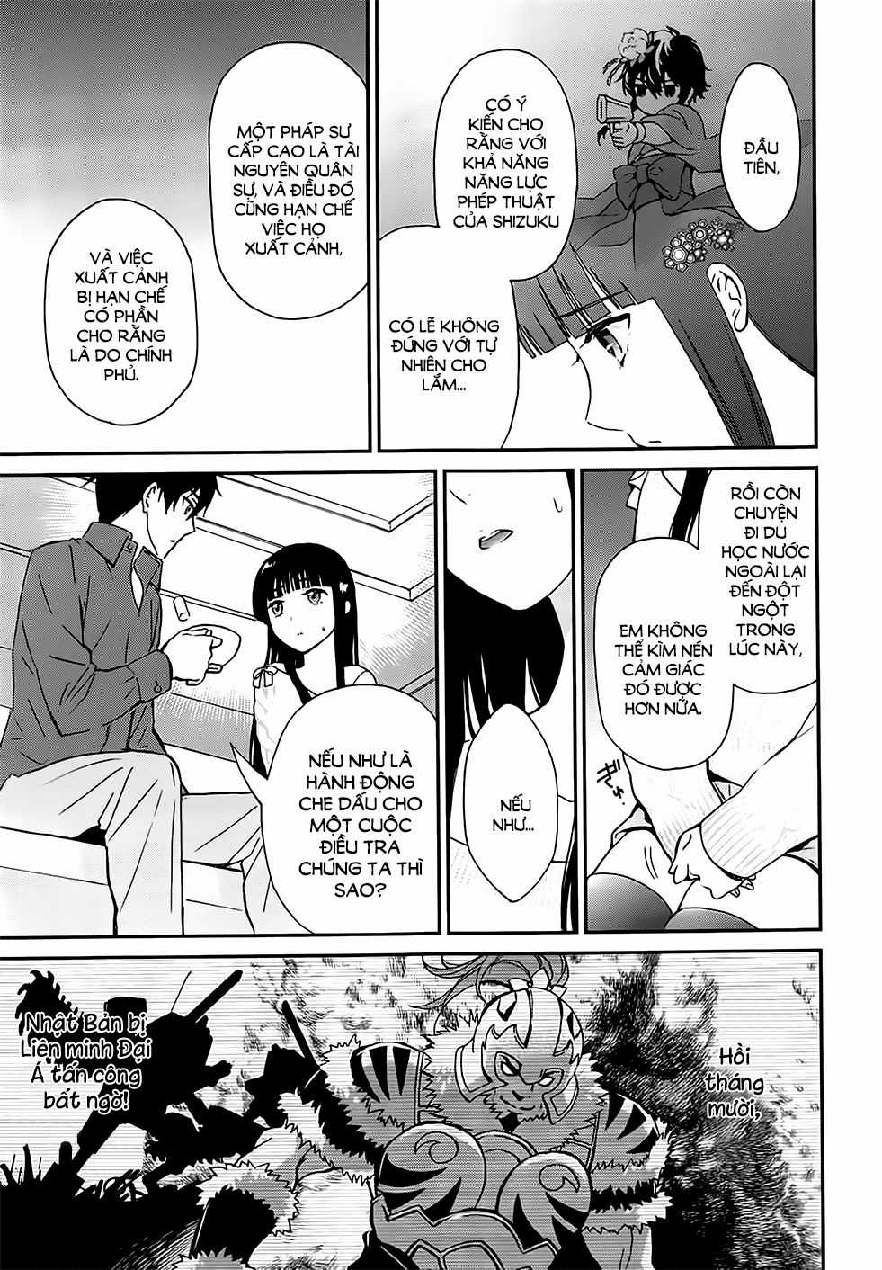 Mahouka Koukou No Rettousei – Raihousha Hen Chapter 1 trang 7