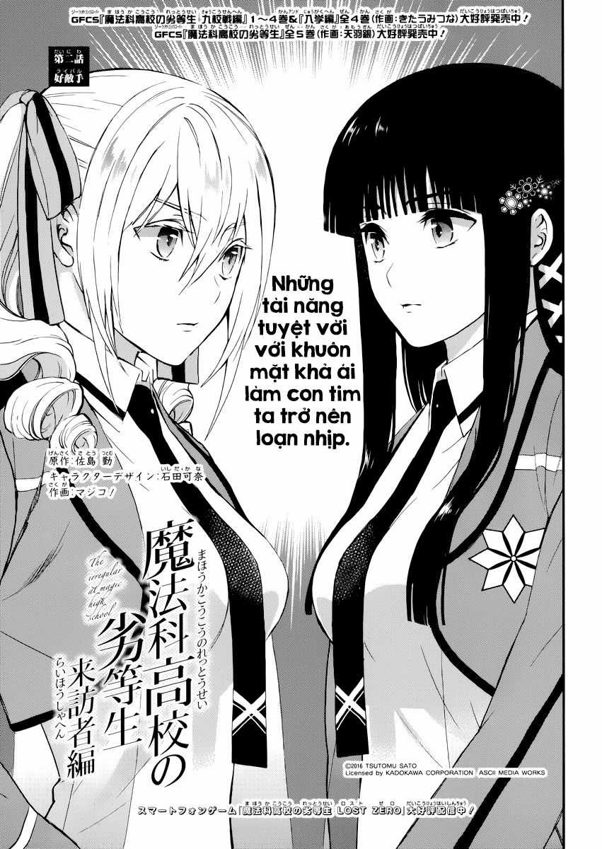 Mahouka Koukou No Rettousei – Raihousha Hen Chapter 2 trang 2