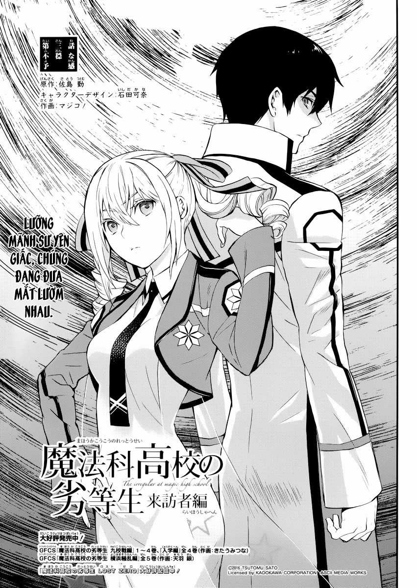 Mahouka Koukou No Rettousei – Raihousha Hen Chapter 3 trang 2