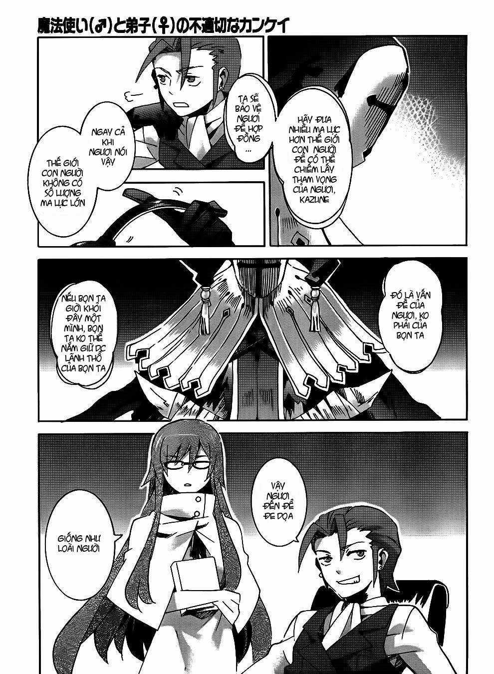 Mahoutsukai (♂) to Deshi (♀) no Futekisetsu na Kankei Chapter 6 trang 8